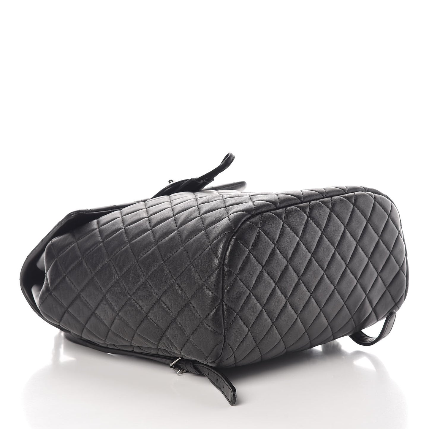Lambskin Quilted Large Urban Spirit Backpack Black