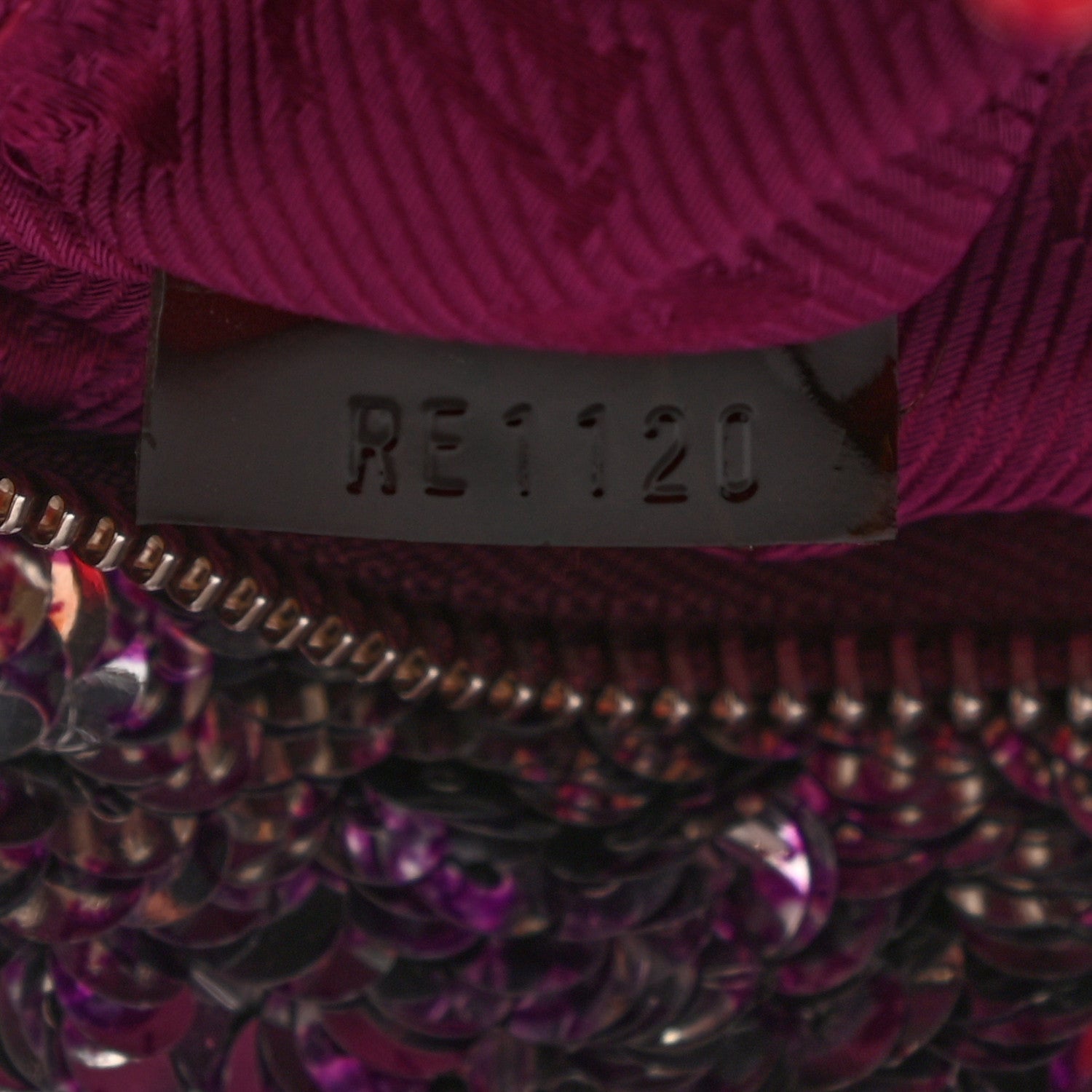 Louis Vuitton Sequin Pochette Rococo Violet 7 of 8