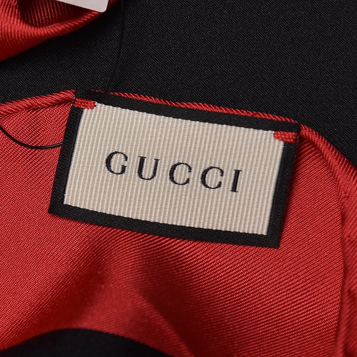 Gucci Silk Gucci Multiworld Square Scarf Black Multicolor 4 of 4