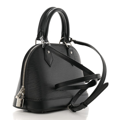 Louis Vuitton Epi Alma BB Black 3 of 10