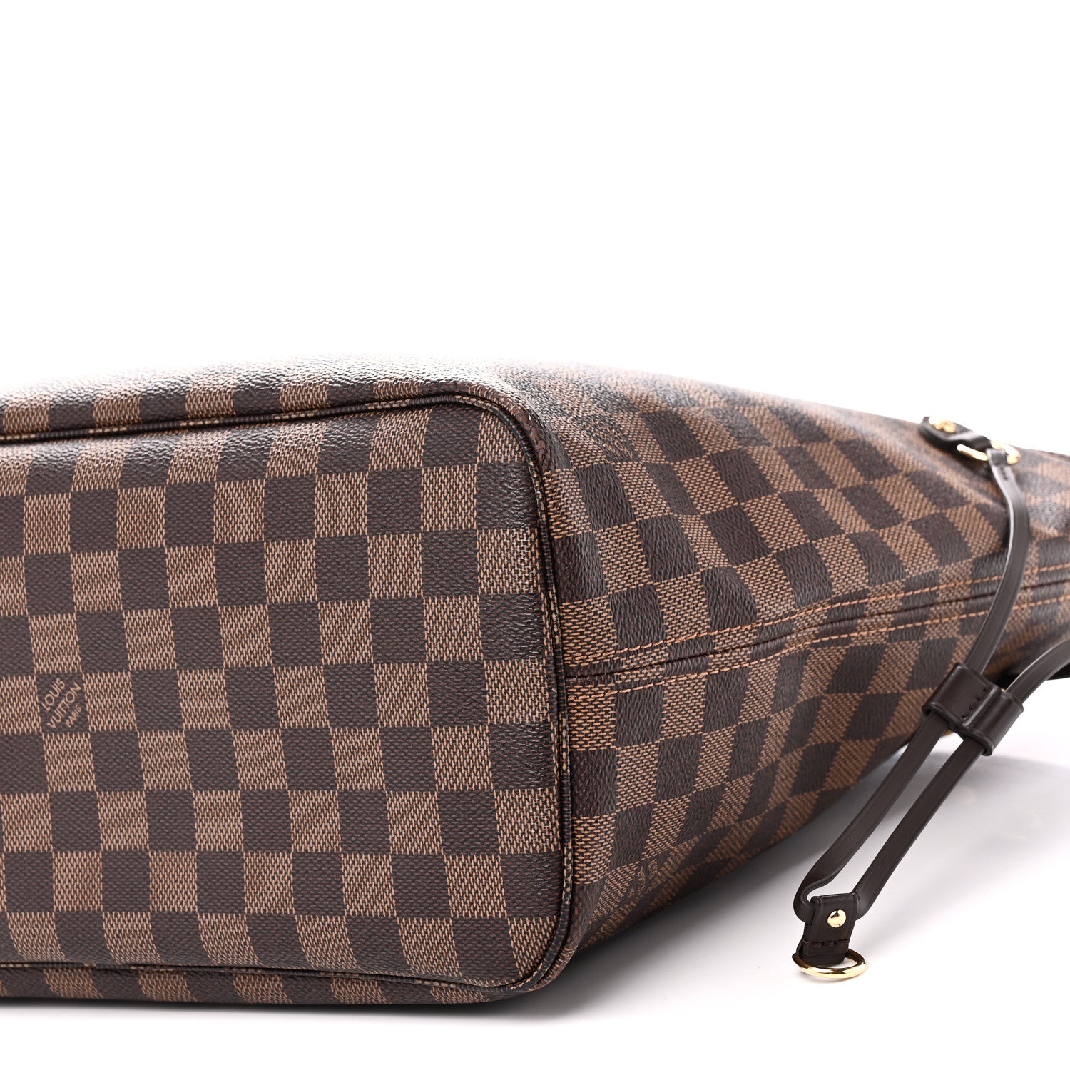 Louis Vuitton Damier Ebene Neo Neverfull MM Rose Ballerine 9 of 10