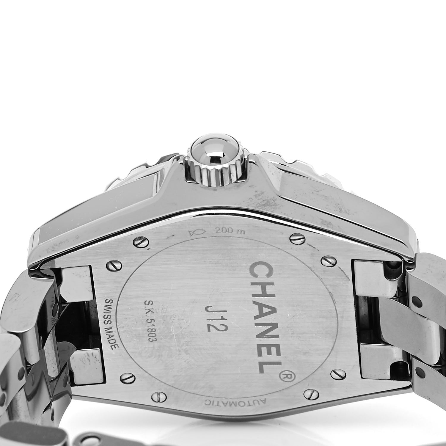 Chanel Titanium Ceramic 33mm J12 Chromatic Automatic Watch 4 of 5