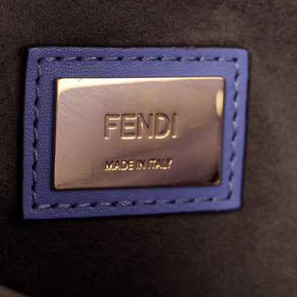 Fendi Vitello Seta Medium Peekaboo Iconic Satchel Viola Cassis 7 of 12