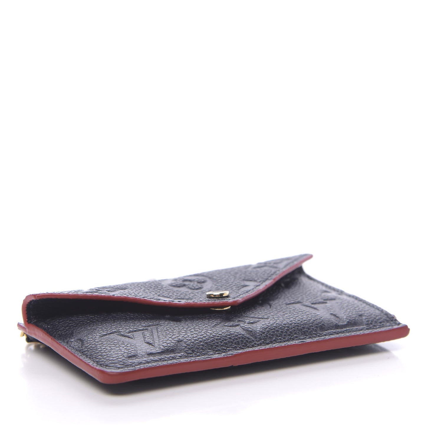 Empreinte Recto Verso Card Holder Marine Rouge
