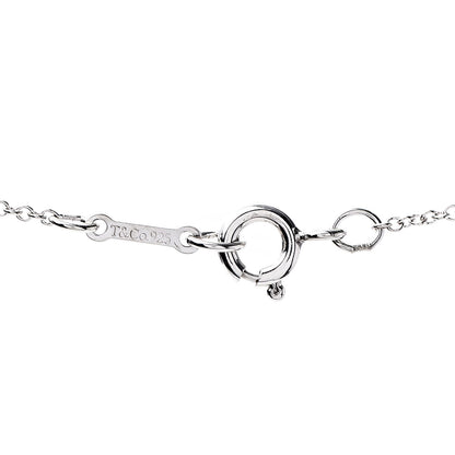 Tiffany Sterling Silver 16mm Elsa Peretti Cross Pendant Necklace 6 of 7