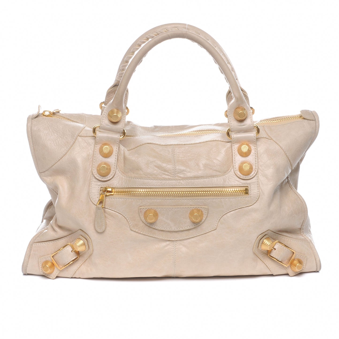 Agneau Giant 21 Gold Hardware Work Praline