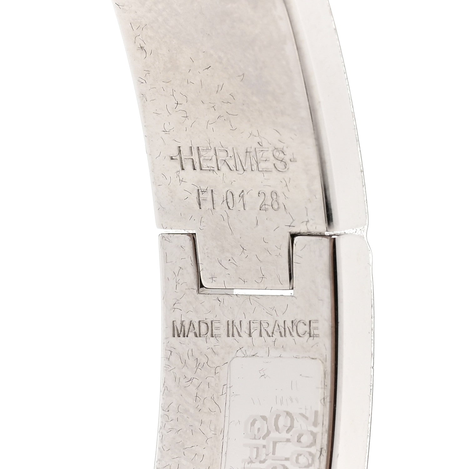 Hermes Enamel Narrow Clic Clac H Bracelet PM Gris Macadam 4 of 8