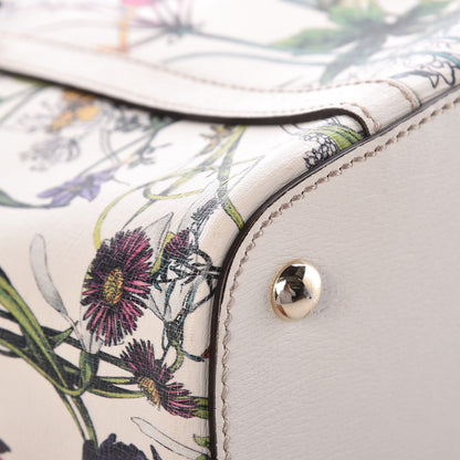 Gucci Calfskin Flora Infinity Small Nice Tote Off White 15 of 21