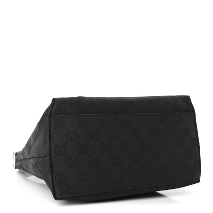Gucci Nylon Monogram Small Hobo Black 4 of 10