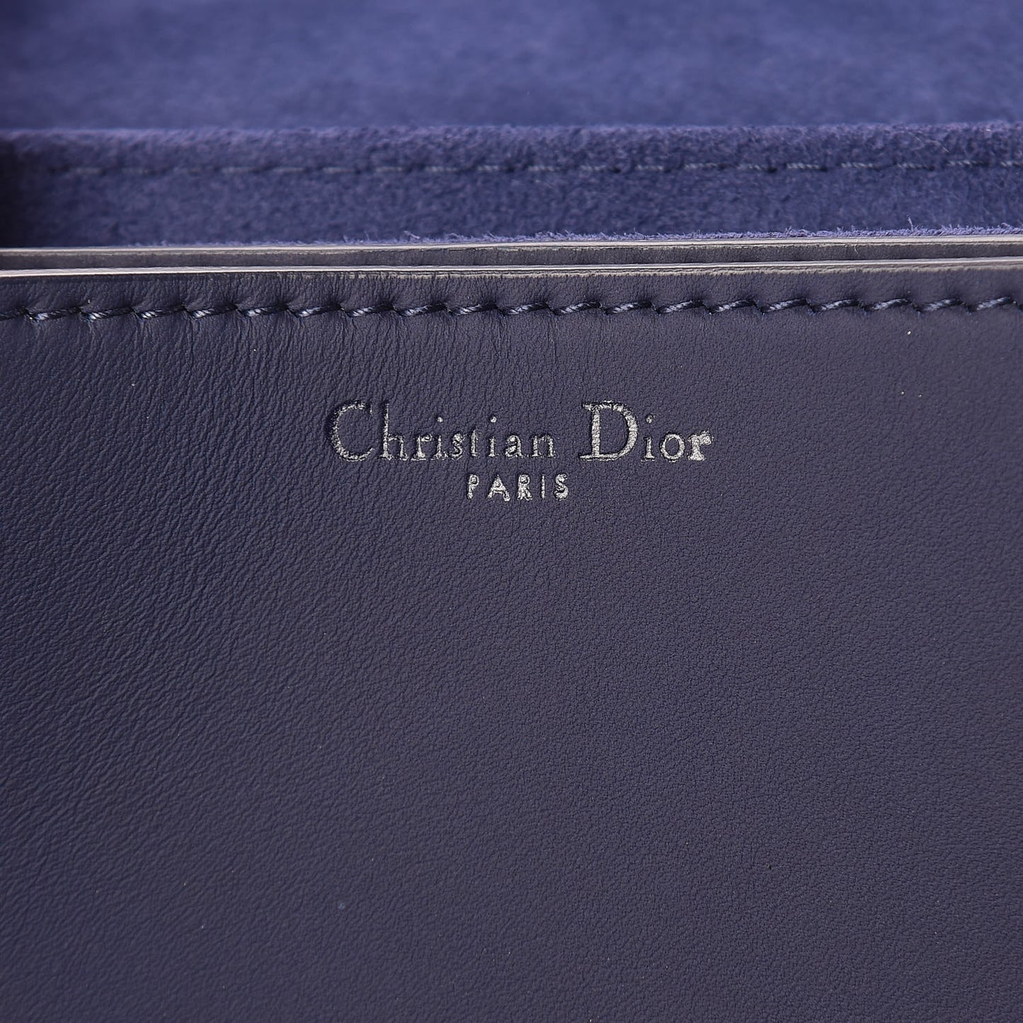 Ultra Matte Calfskin Dio(r)evolution Flap Bag Navy