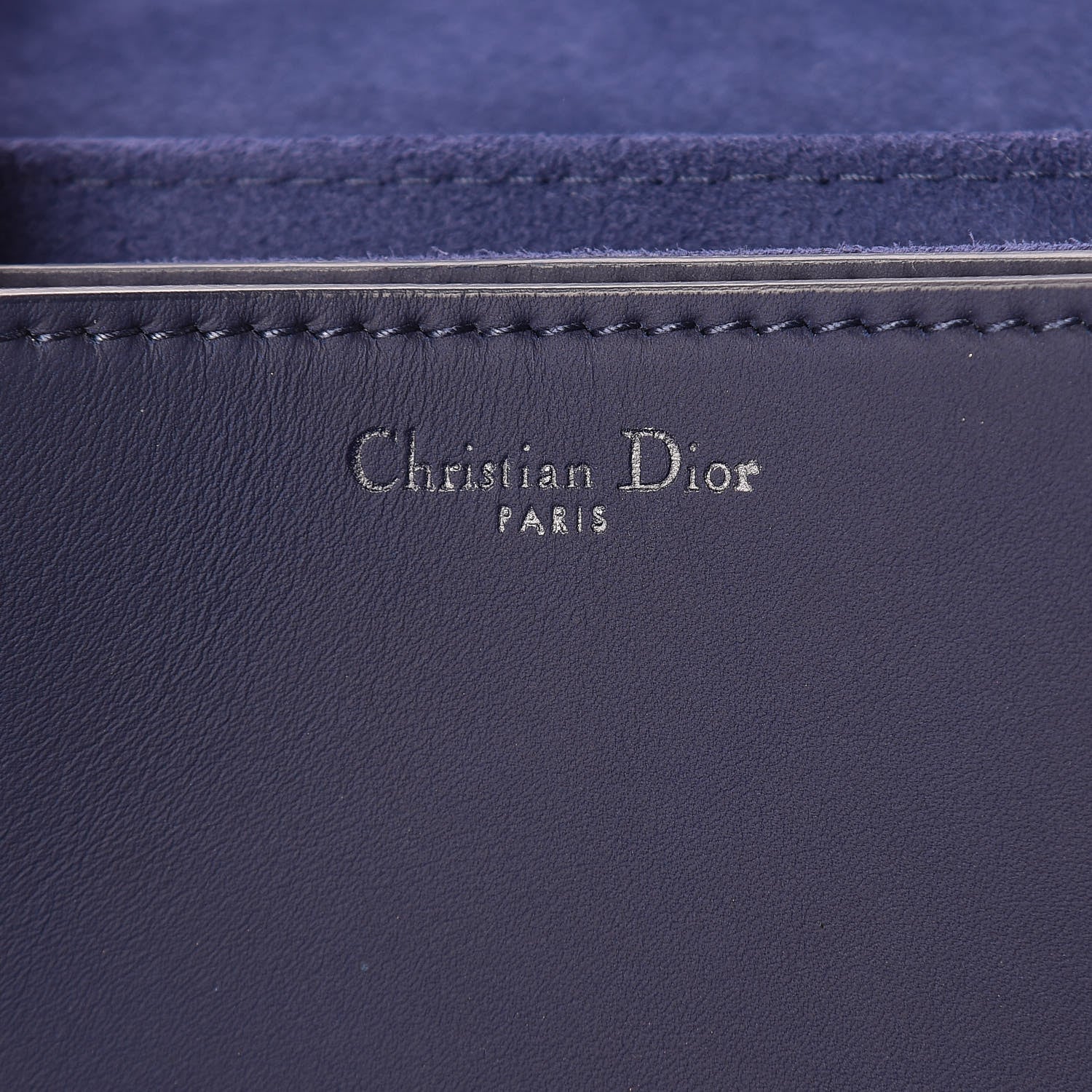 Christian Dior Ultra Matte Calfskin Dio(r)evolution Flap Bag Navy 8 of 12