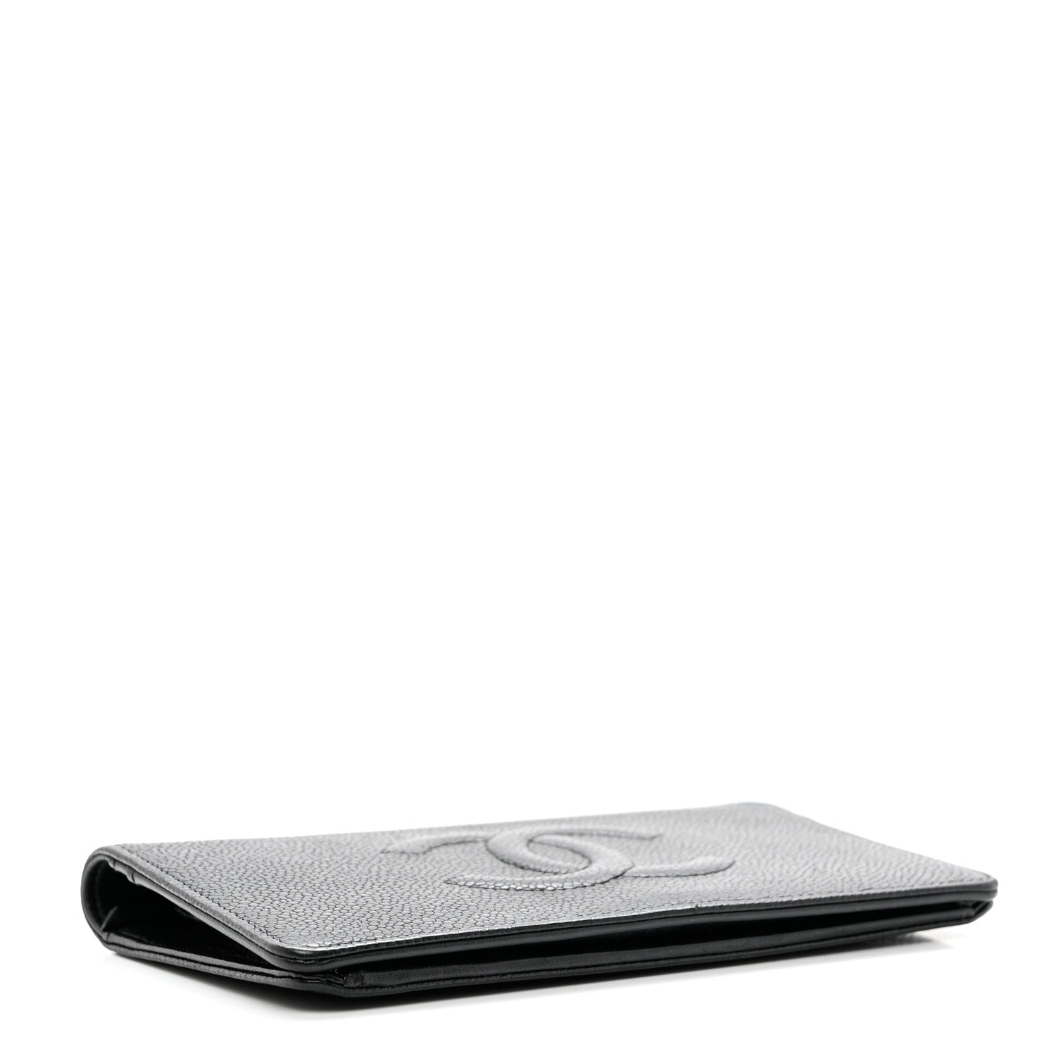 Chanel Caviar Timeless CC Yen Wallet Black 4 of 9