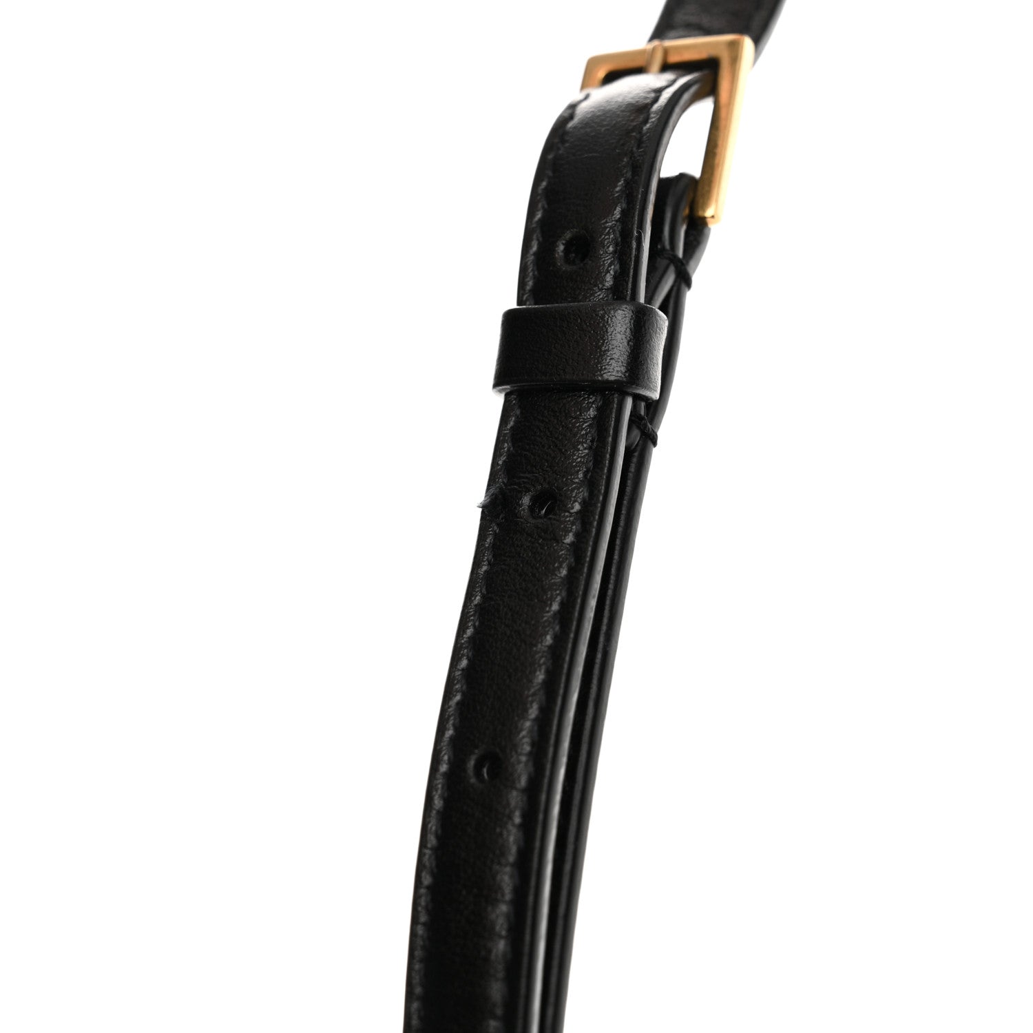 Saint Laurent Calfskin Matelasse Monogram Lou Camera Bag Black 13 of 14