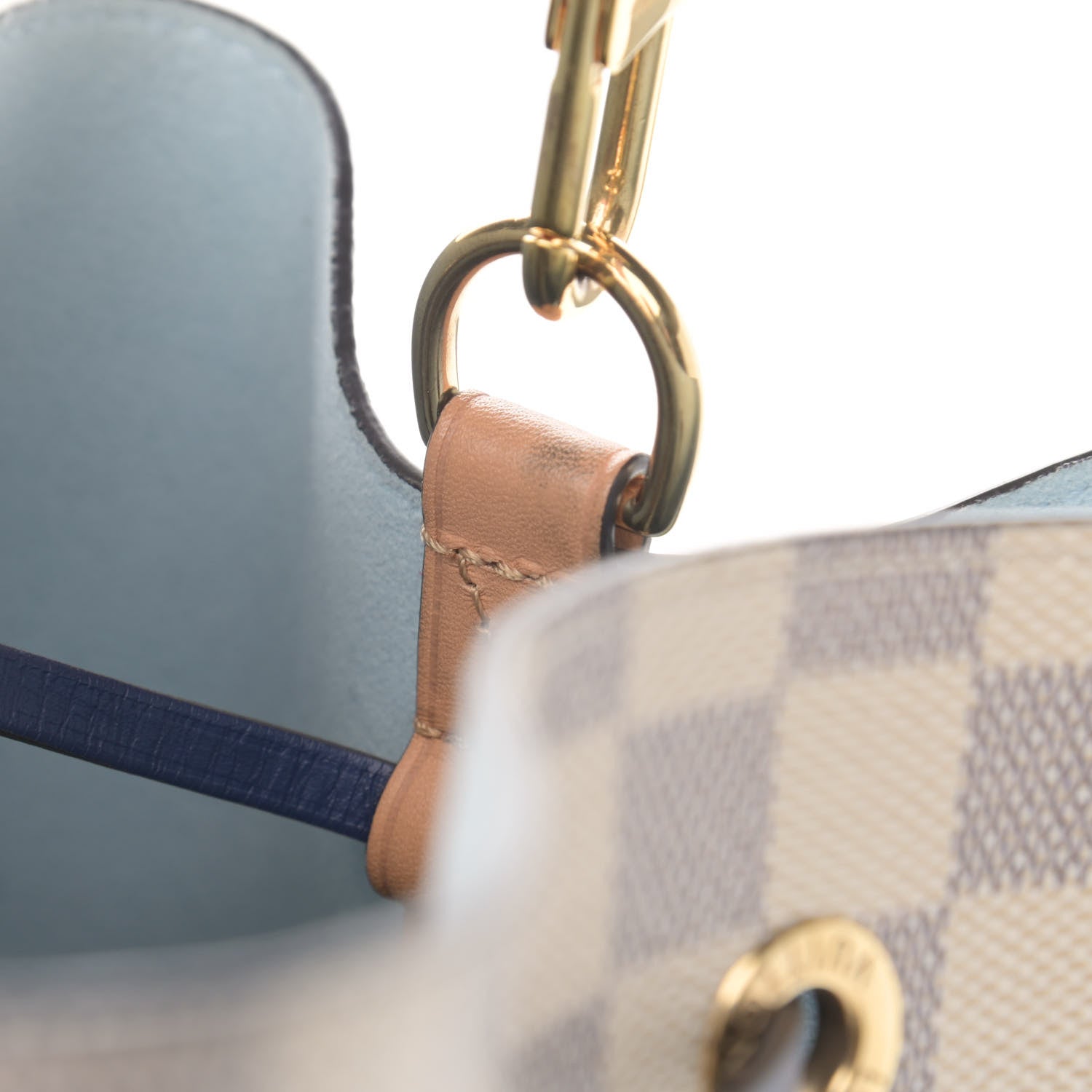 Louis Vuitton Damier Azur Braided Neonoe MM Blue 12 of 12