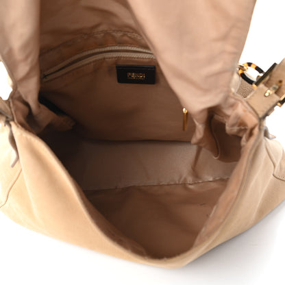 Fendi Vitello Savana Big Mama Baguette Caramello Tartaruga Natural 5 of 13