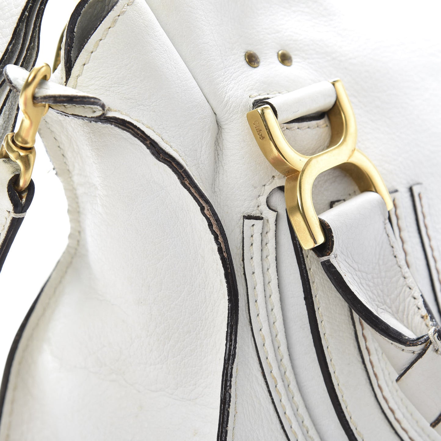 Calfskin Medium Marcie Satchel Dove