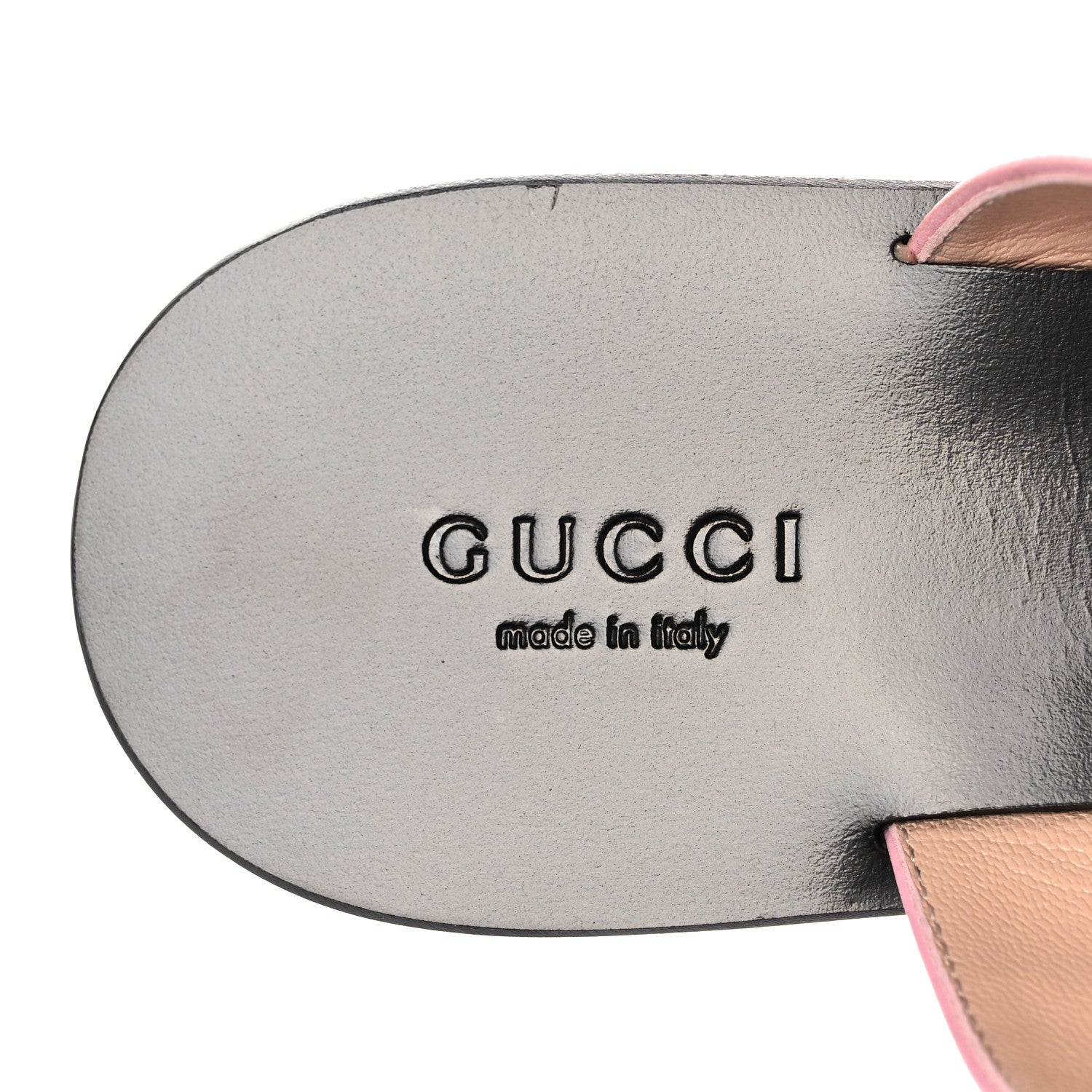 Gucci Calfskin GG Marmont Thong Sandals 35.5 Wild Rose 7 of 8