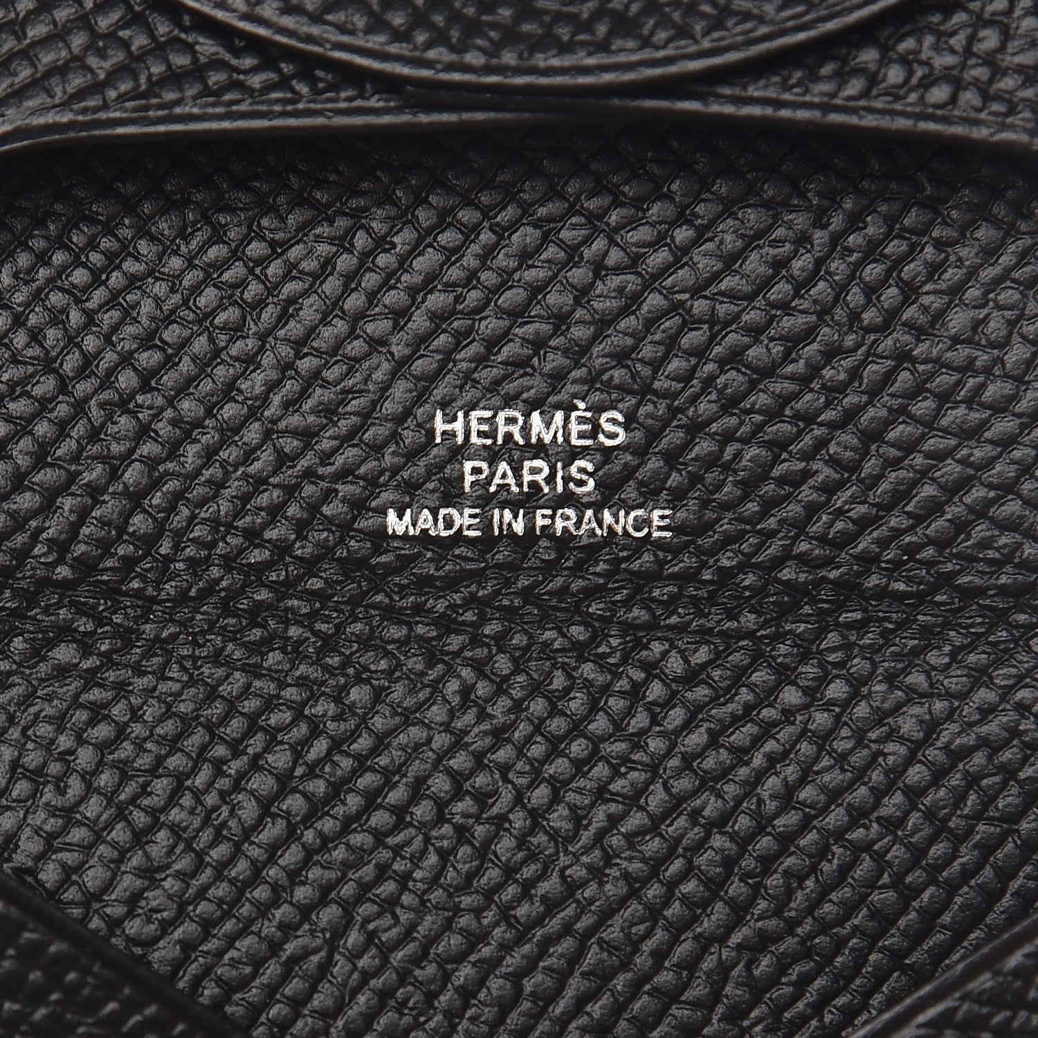 Hermes Epsom Bastia Coin Purse Black 6 of 8