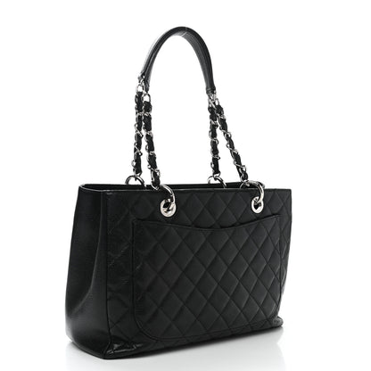 Chanel Caviar Quilted Grand Shopping Tote GST Black 3 of 15