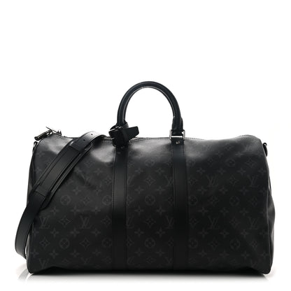 Louis Vuitton Monogram Eclipse Keepall Bandouliere 45 1 of 10