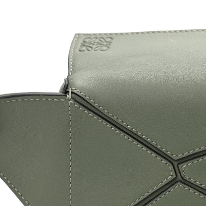 Loewe Calfskin Mini Puzzle Bumbag Dark Sage 11 of 12