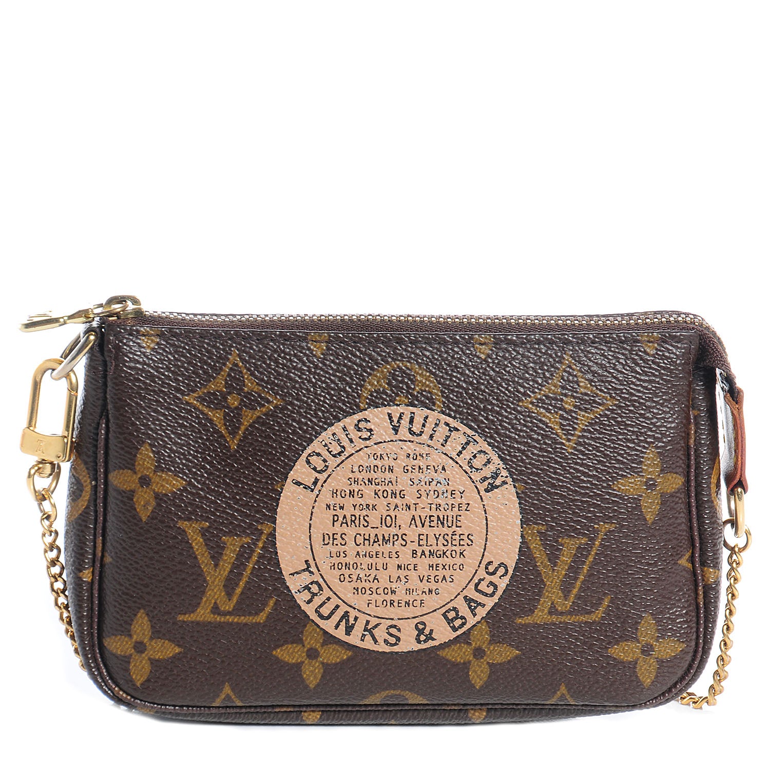 Louis Vuitton Monogram Complice Trunks and Bags Mini Pochette Accessories Beige 1 of 7