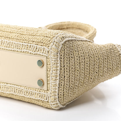 Saint Laurent Raffia Baby Monogram Downtown Cabas Naturale 7 of 10