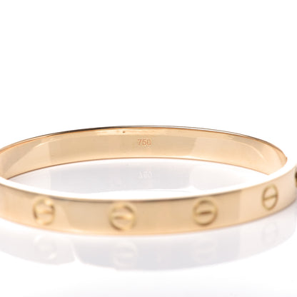 Cartier 18K Yellow Gold LOVE Bracelet 16 6 of 7