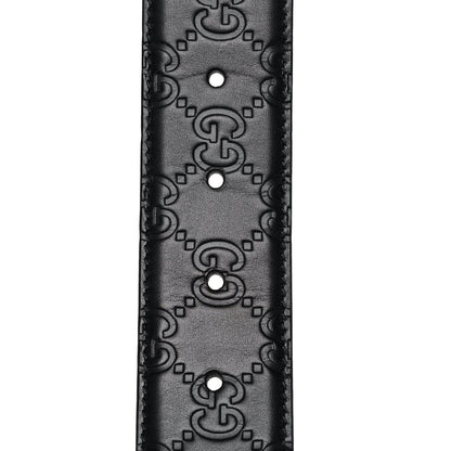 Gucci Guccissima Interlocking G 37mm Belt 80 32 Black 6 of 8