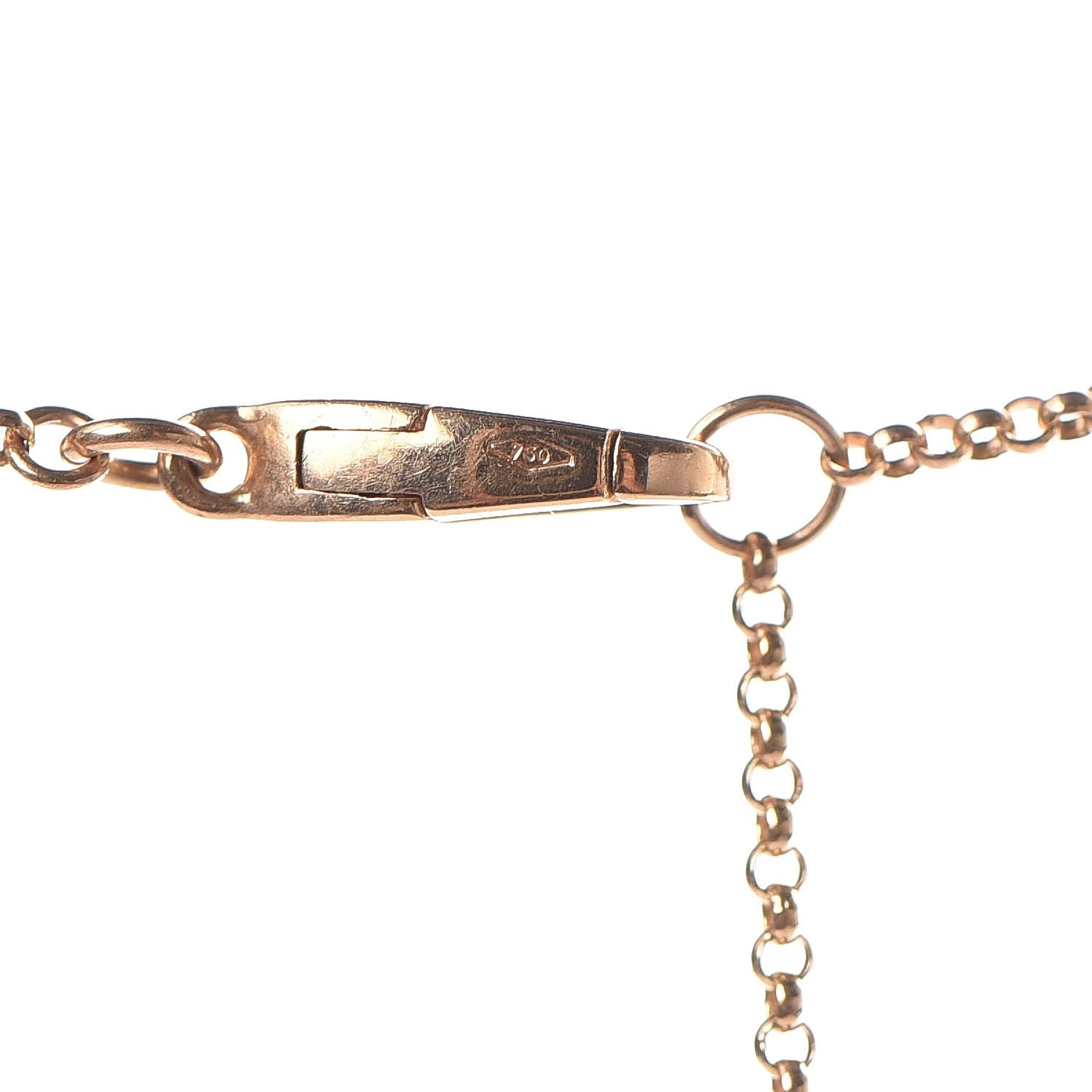 Bulgari 18K Rose Gold Diamond BVLGARI BVLGARI Cuore Pendant Necklace 4 of 7