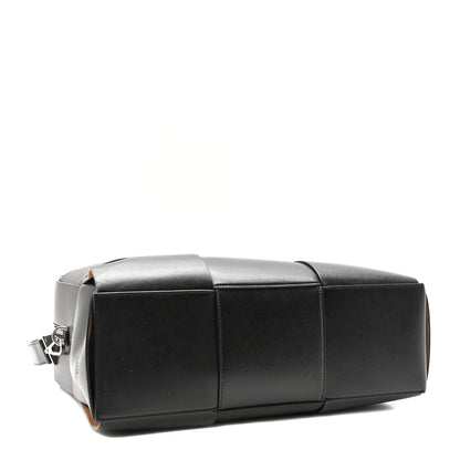 Bottega Veneta Calfskin Maxi Intrecciato Arco Briefcase Black 4 of 9