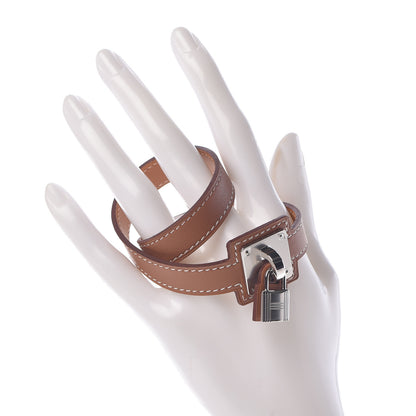 Hermes Swift O'Kelly Double Tour Bracelet T1 Gold 2 of 8