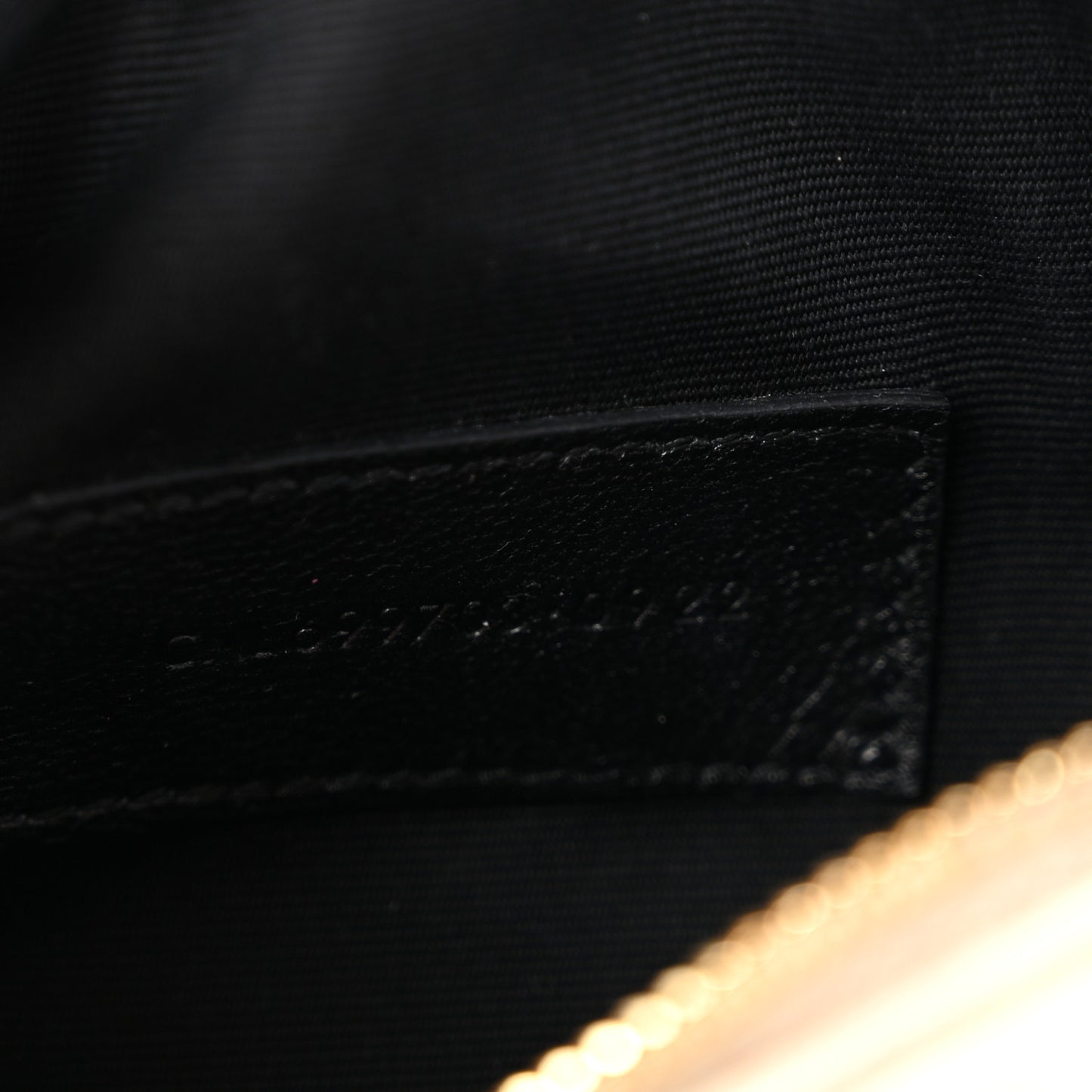 Lambskin Monogram Mini Sade Tube Bag Crema Soft