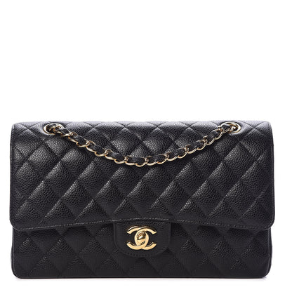 Chanel Caviar Quilted Medium Double Flap Black 1 of 10