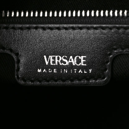 Versace Raffia Studded La Medusa Large Tote Beige 6 of 8