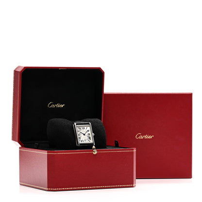 Cartier Stainless Steel Alligator 31mm Tank Solo Automatic Watch 5 of 5