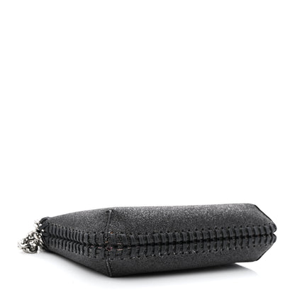 Stella McCartney Metallic Glitter Mini Falabella Box Shoulder Bag Black 4 of 11