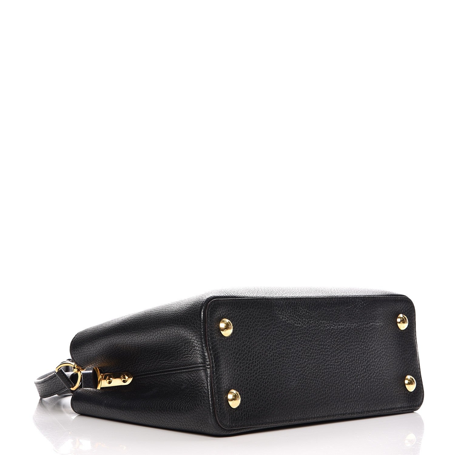 Louis Vuitton Taurillon Capucines PM Black 4 of 11