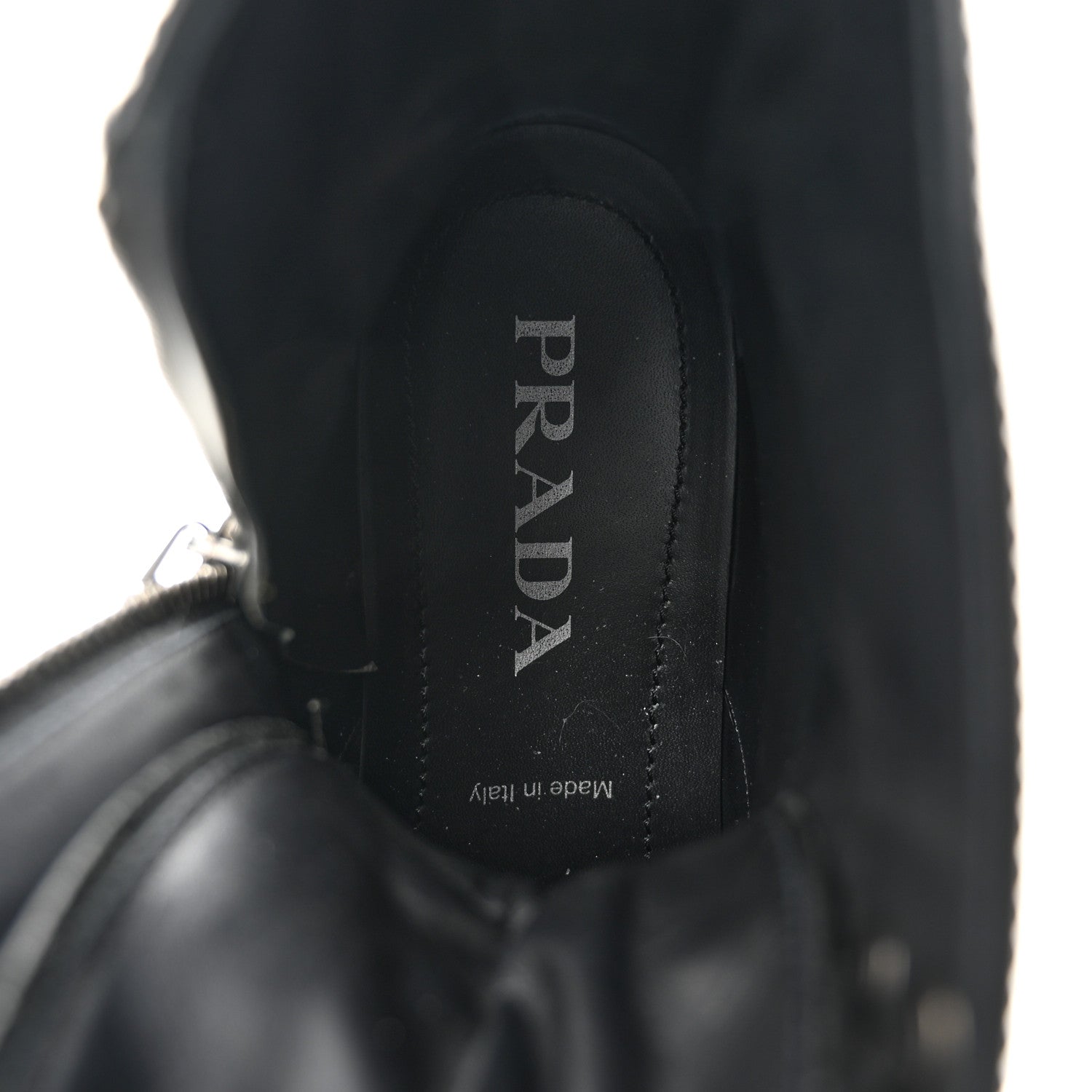 Prada Spazzolato Chocolate 50mm Combat Boots 36.5 Black 7 of 12