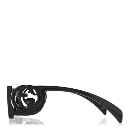 Gucci Acetate Chaise Rectangle Frame Sunglasses GG1325S Black 3 of 8