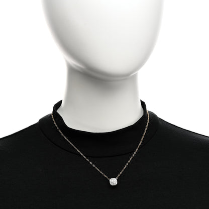 Pomellato 18K Rose White Gold Diamond Nudo Pendant Necklace 2 of 6