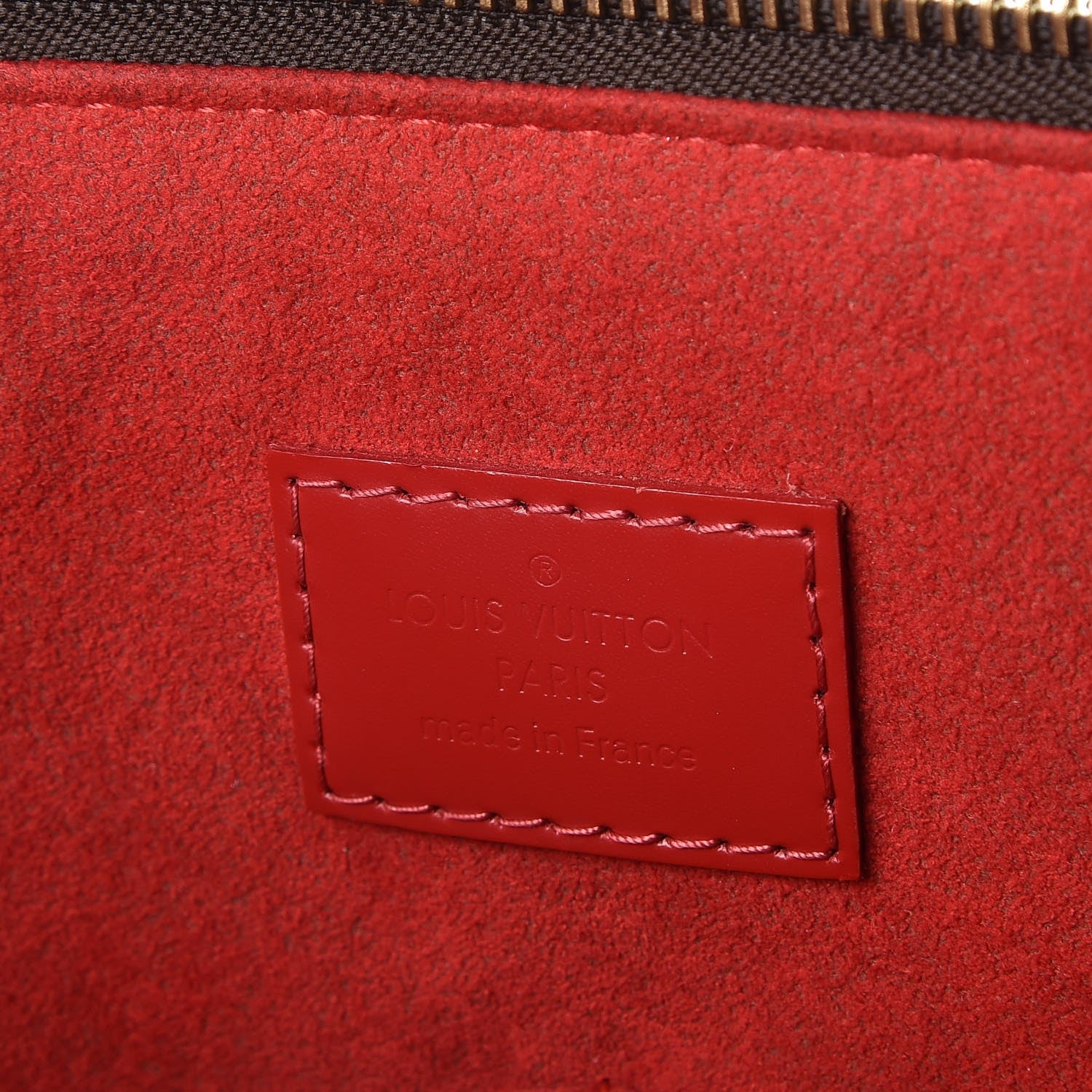 Louis Vuitton Damier Ebene Caissa Tote MM Cherry 6 of 14