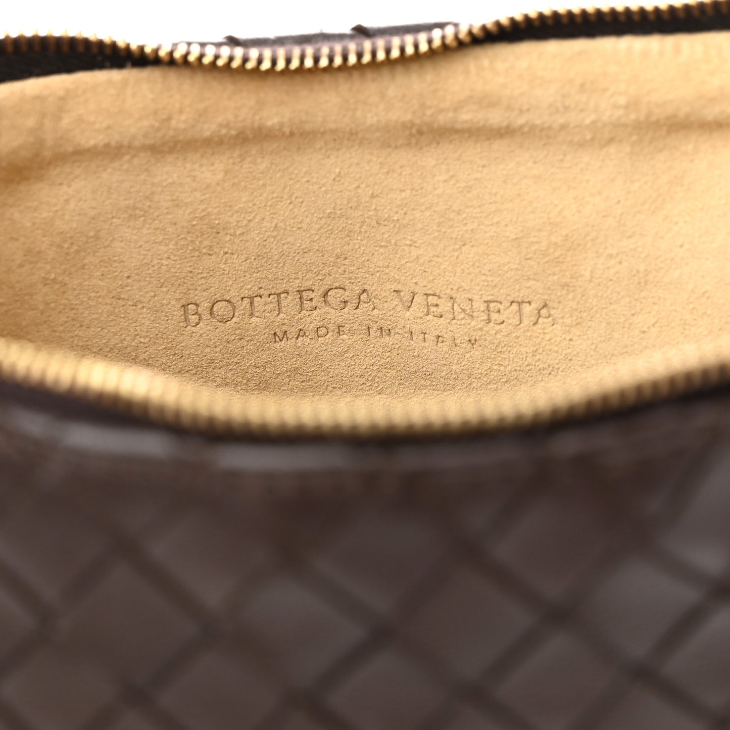 Nappa Intrecciato Crossbody Ebano
