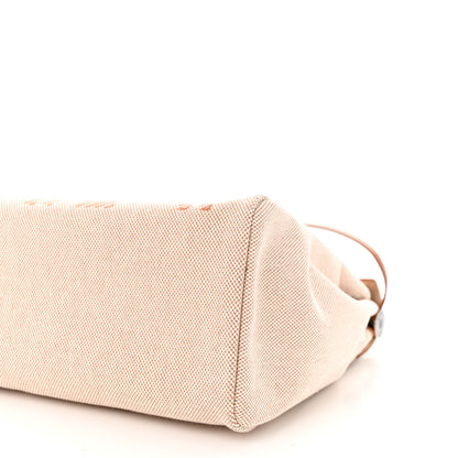 Hermes Vache Hunter Toile H Brides de Gala Herbag Zip Retourne 31 PM Natural 11 of 11