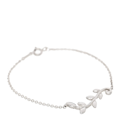 Tiffany Sterling Silver Paloma Picasso Olive Leaf Bracelet 1 of 4