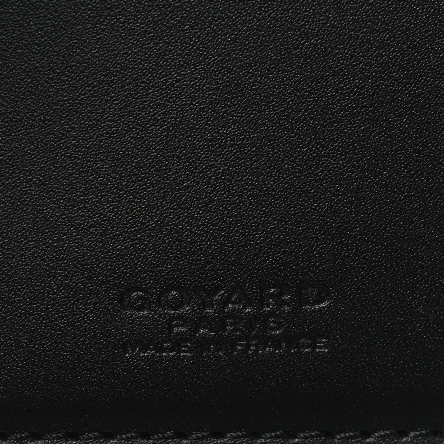 Goyardine Saint Pierre Card Holder Black