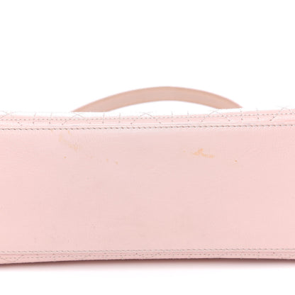 Christian Dior Calfskin Cannage Stitched East West Lady Dior Rose Clair 6 of 21