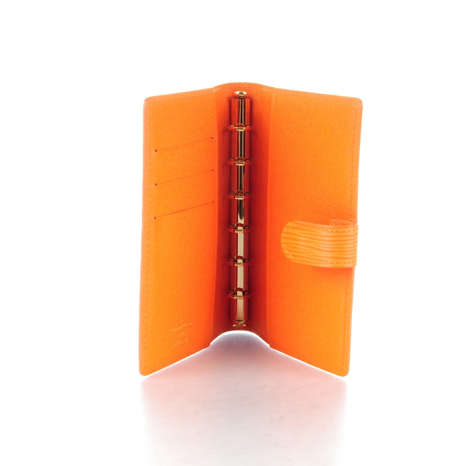 Louis Vuitton Epi Small Ring Agenda Cover Mandarin 5 of 7
