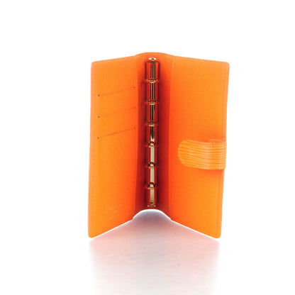 Louis Vuitton Epi Small Ring Agenda Cover Mandarin 5 of 7