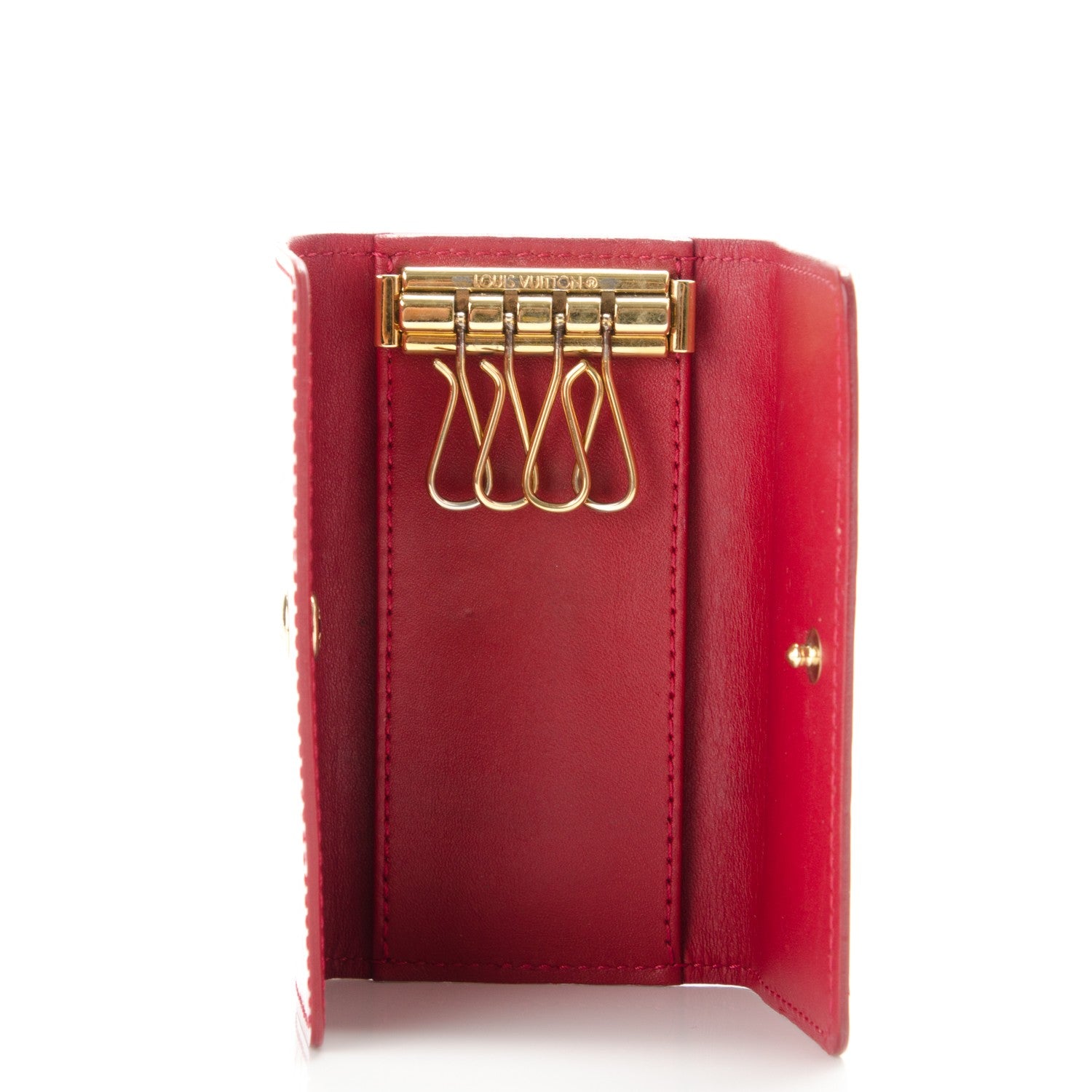 Louis Vuitton Vernis Multicles 4 Key Holder Pomme D'Amour 5 of 7